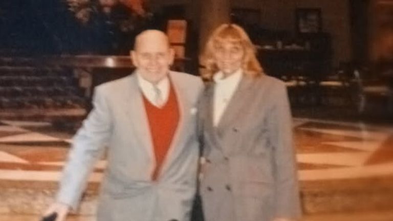 The Freddo creator Harry Melbourne with his daughter Leonie