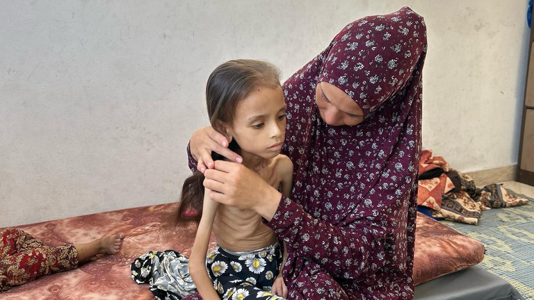 Maryam Dawas and her mother. Pic: Farida Algoul 