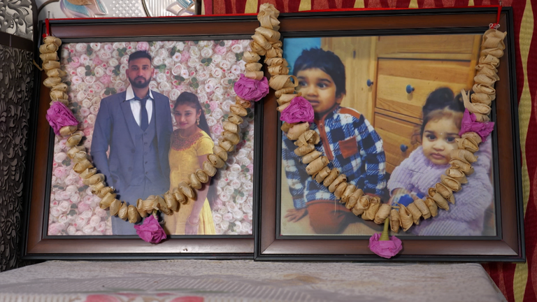 Sky News, ailesiyle birlikte kazada ölen Air India kurbanı Girish'in kız kardeşi ile konuştu