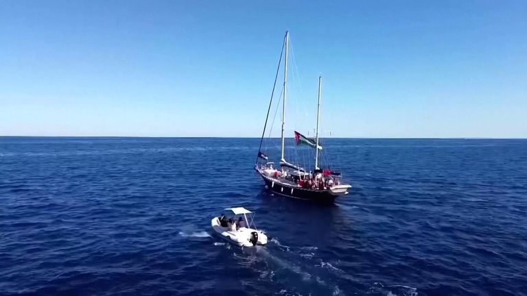 The Madleen was intercepted before reaching Gaza