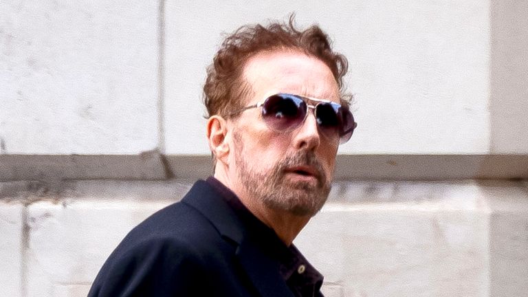 Brain arriving at court on Thursday. Pic: PA