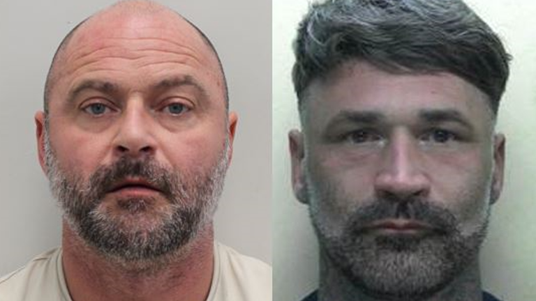 Michael May and Scott Johnston. Pic: National Crime Agency 