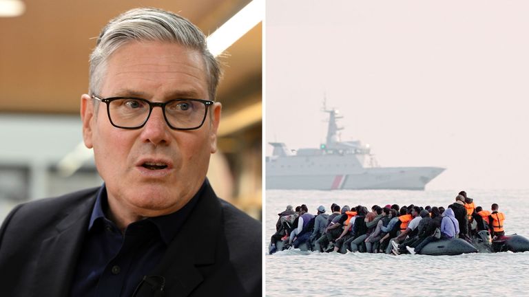 The government is hoping to reduce the number of small boat crossings. Pics: PA