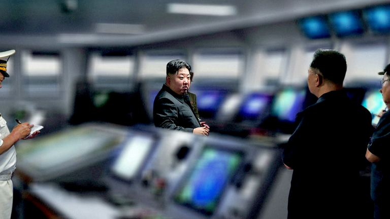 Pic: KCNA/AP