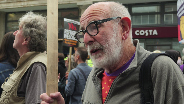 David said Liverpool was welcoming and the protests were 'terrible'