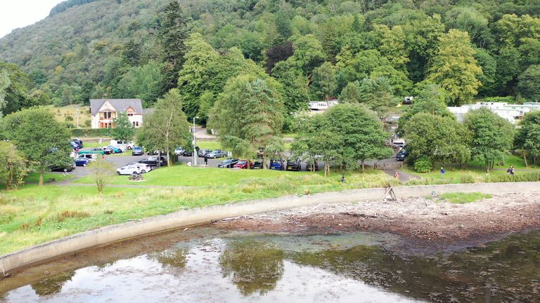 Clacher abandoned his Suzuki Swift at the Loch Long car park and picnic area