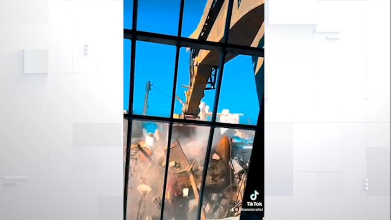Eliran posted TikTok videos showing him bulldozing Gaza buildings
