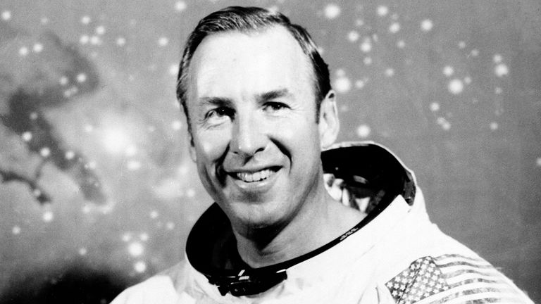 Jim Lovell pictured in 1969. Pic: AP 