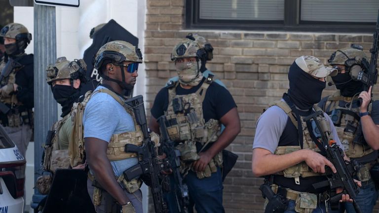 Much of the enforcement is heavily armed