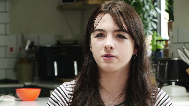 Meghan, 16, from Pembrokeshire, who has looked after her 12-year-old sister Mia for years