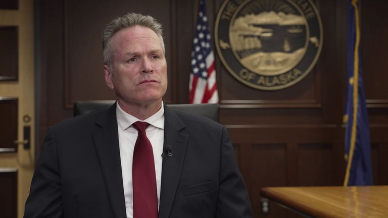 The governor of Alaska, Mike Dunleavy