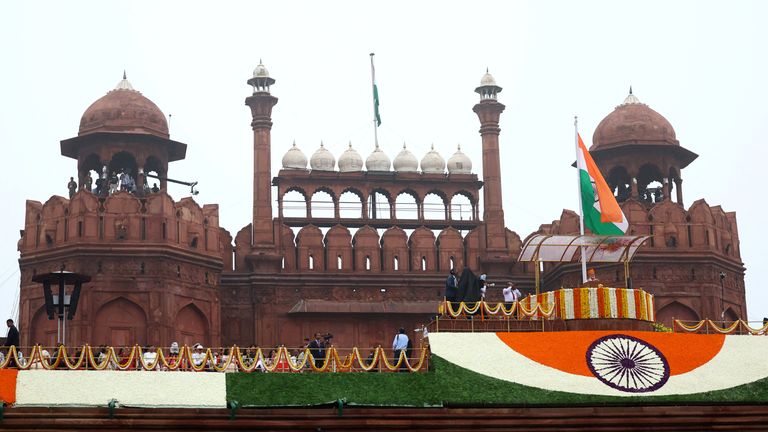 The historic Red Fort in Delhi has traditionally been the venue for the prime minister's Independence Day address. Pic: Reuters