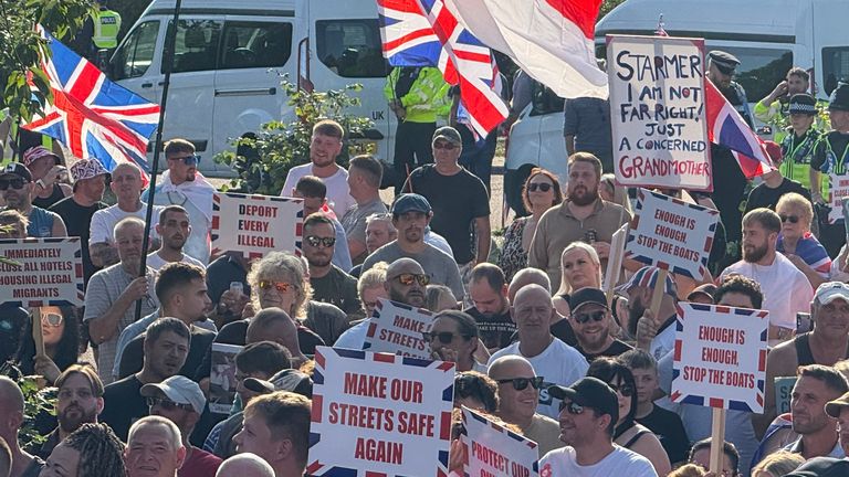 Protest w Norwich