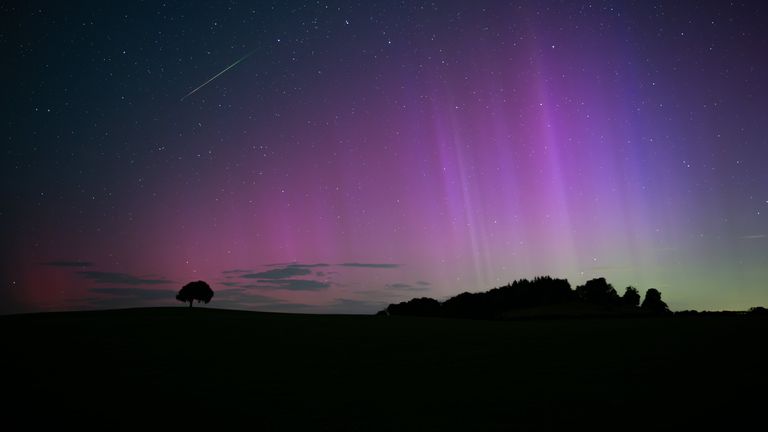W zeszłym roku w North Yorkshire można było zobaczyć rój meteorów i zorzę polarną. Fot.: PA