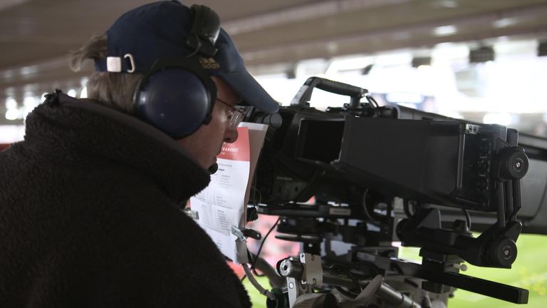 Behind the scenes of covering a Premier League game