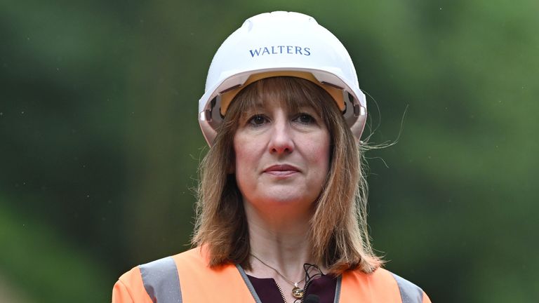 Rachel Reeves on Thursday. Pic: PA