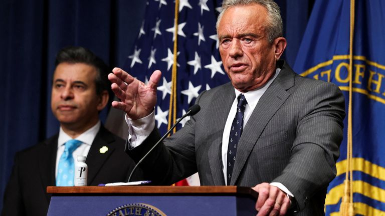 US health secretary Robert F Kennedy Jr in July. File pic: Reuters