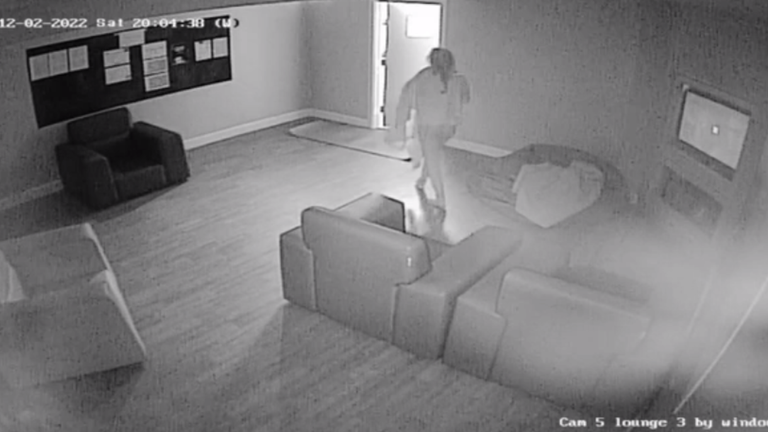 CCTV footage showed Ruth Szymankiewicz left alone