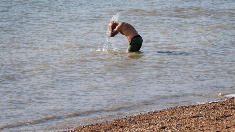 Amber heat health warnings have been issued across large swathes of England, as temperatures are expected to soar. 