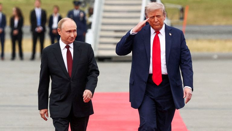 Donald Trump and Vladimir Putin