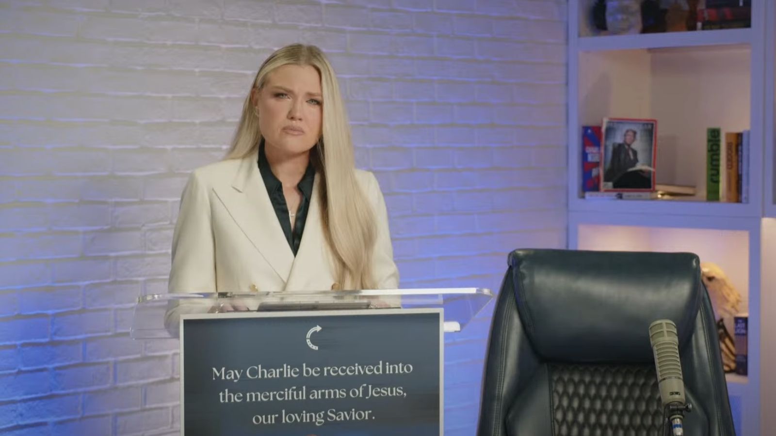 Charlie Kirk's widow pays tribute to 'perfect' husband and says her cries 'will echo around the world'