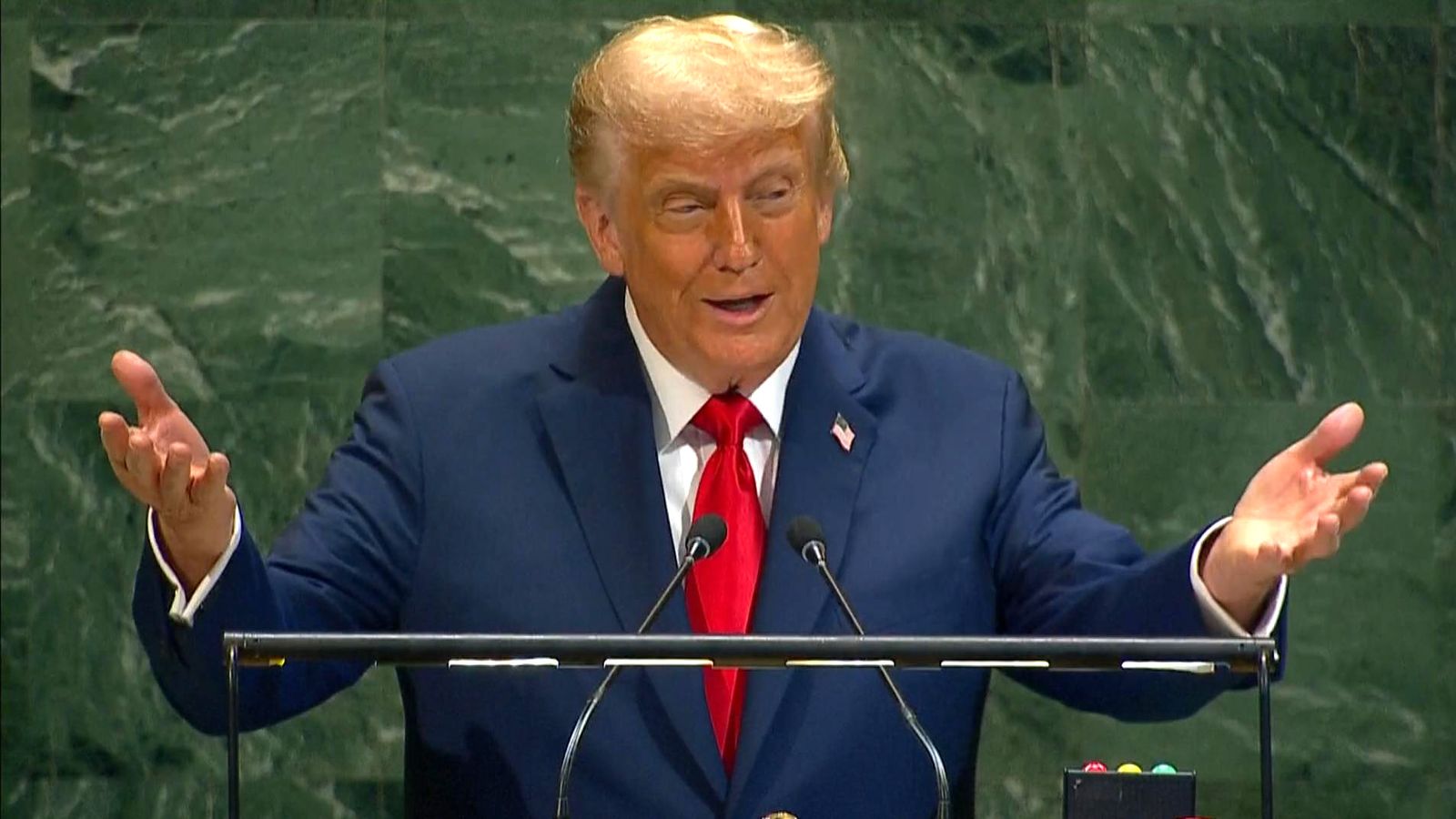 Donald Trump makes full-throttle assault on UN and says he is 'right about everything'