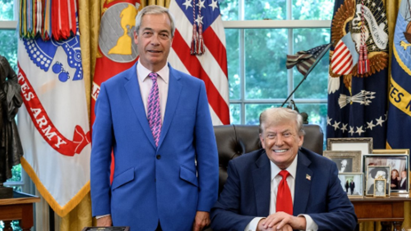 Reform UK Leader Farage Meets Trump After US Freedom of Speech Hearing