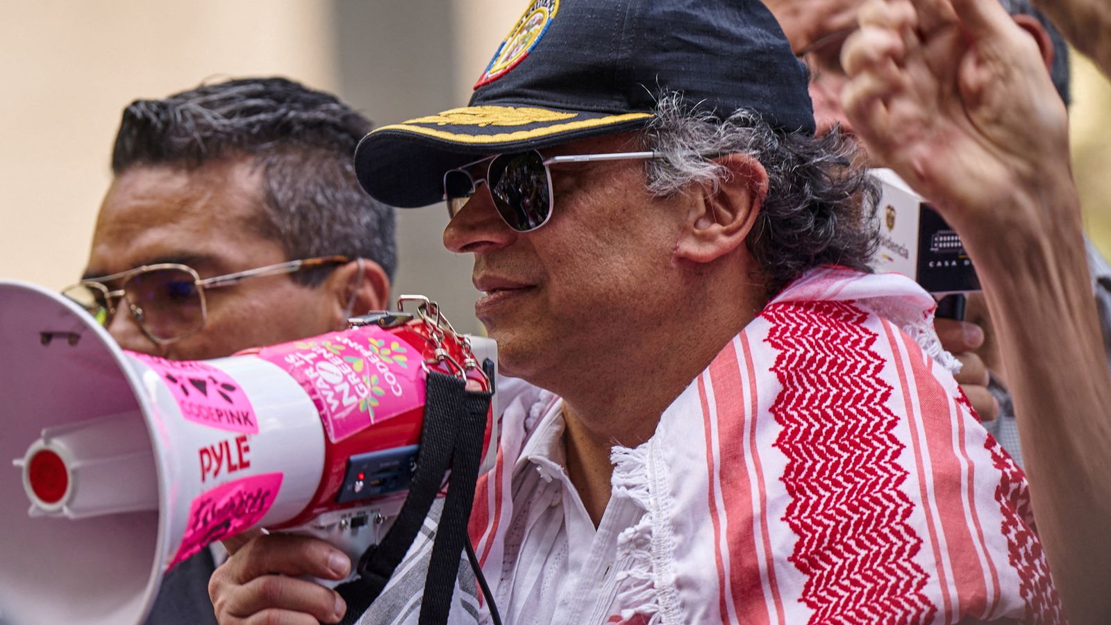Gustavo Petro: US revokes Colombian president’s visa after he urges troops to disobey Donald Trump’s orders