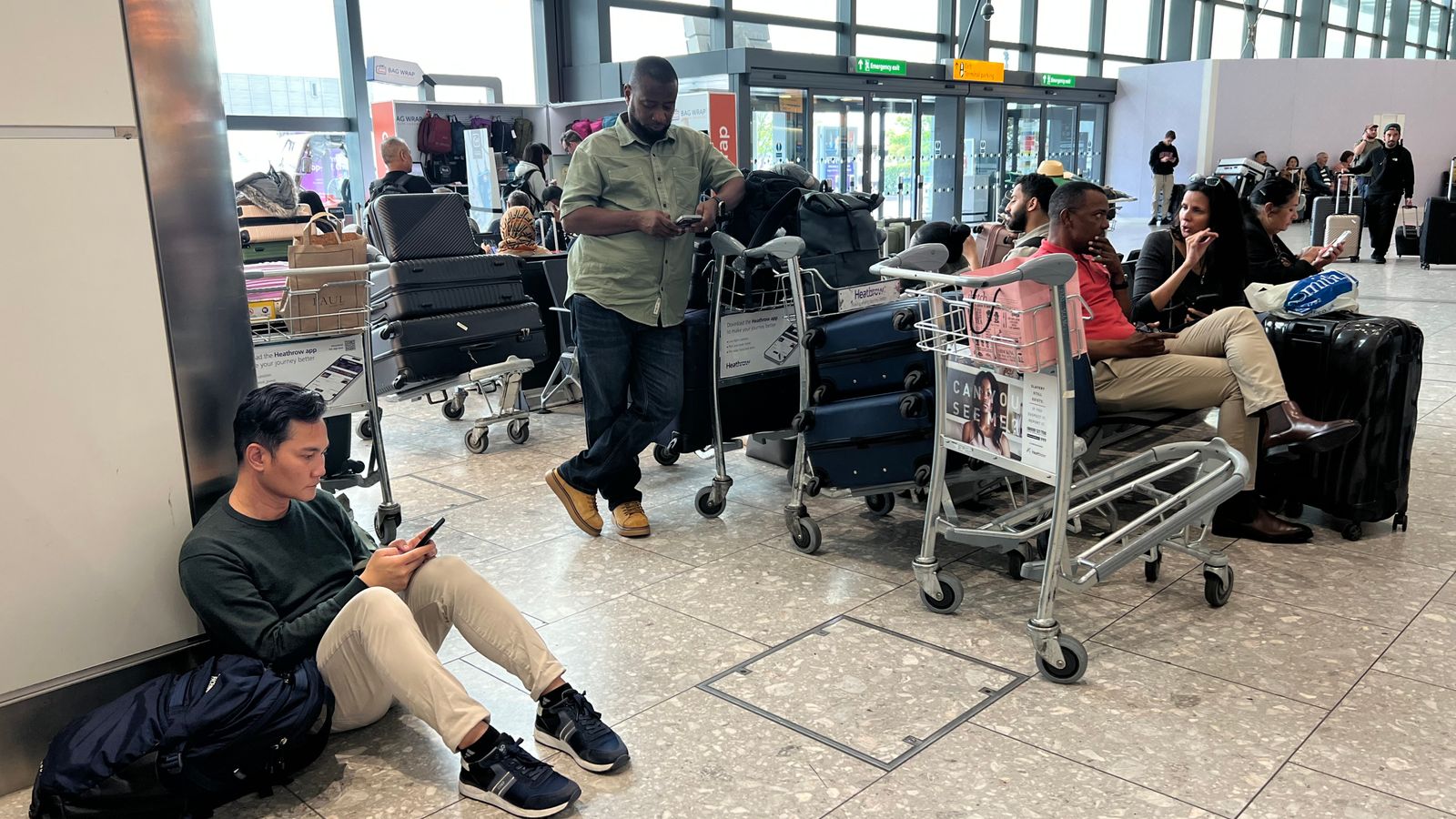 Heathrow among major airports hit by delays after cyber attack UK