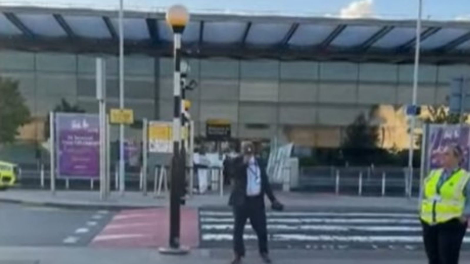Terminal at Heathrow Airport evacuated after 'possible hazardous materials incident'