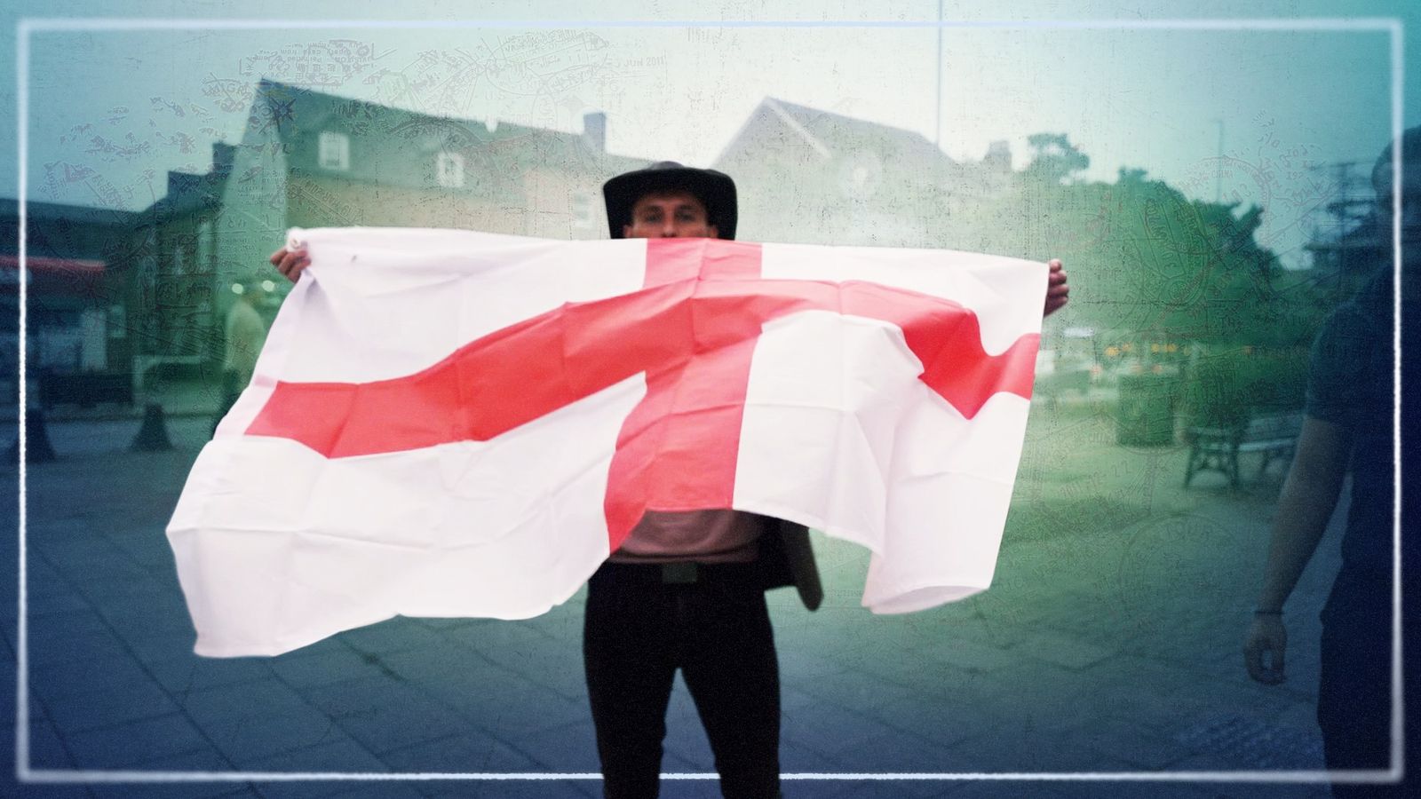 On the streets with England’s flag-raisers – as one claims link to Tommy Robinson
