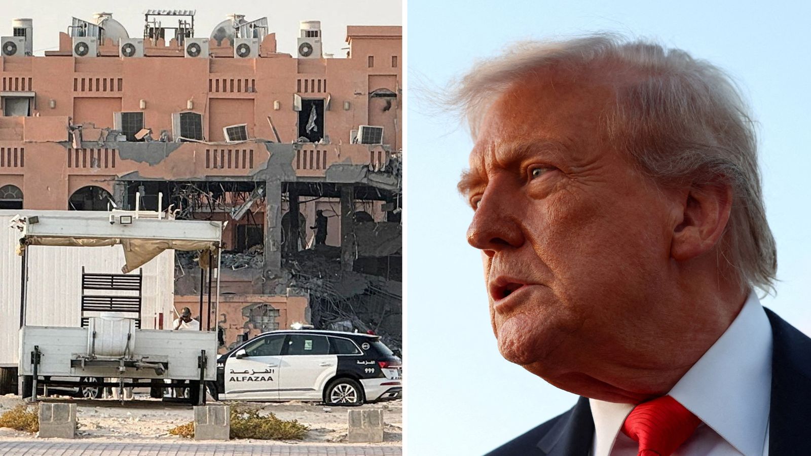 Trump denies knowledge of Israel's 'unfortunate' strike on Qatar - as Starmer joins global condemnation