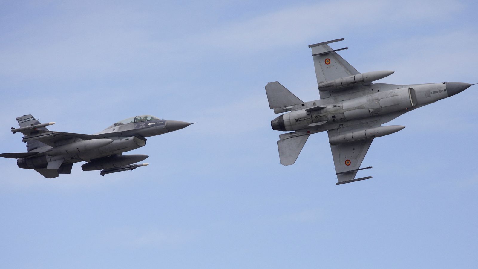 Romania scrambles fighter jets after Russian drone 'breaches airspace' - as Zelenskyy warns of war 'expansion'