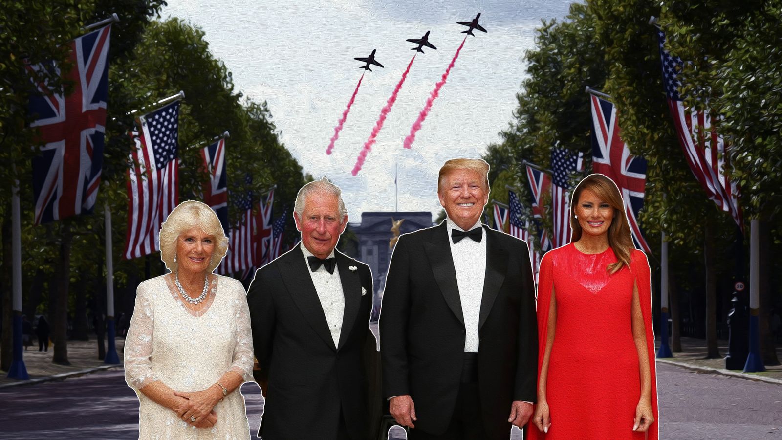 Trump will be treated to full pomp and pageantry - and no one does it better than Britain