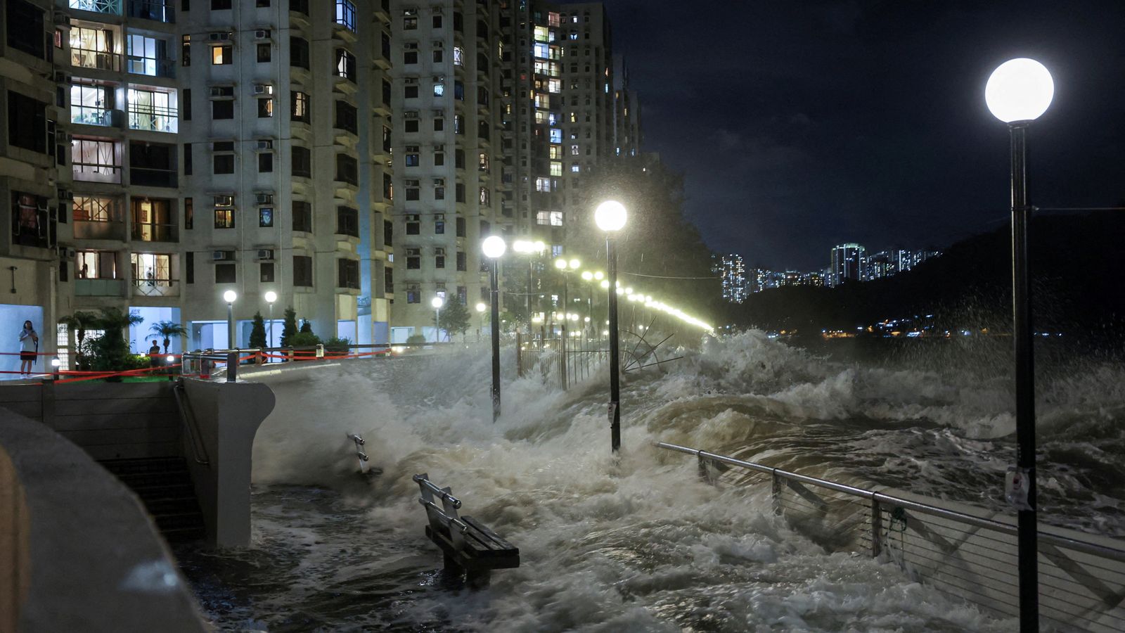 China and Hong Kong brace for super typhoon after 14 killed in Taiwan - with 124 missing