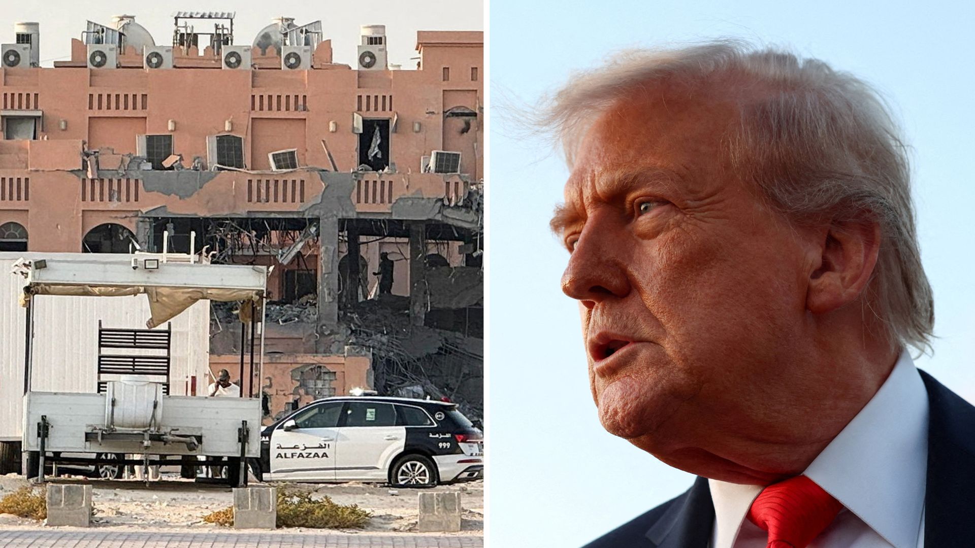 Trump denies knowledge of Israel's 'unfortunate' strike on Qatar - as Starmer joins global condemnation