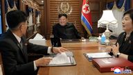 North Korean leader Kim Jong Un travels by train from Pyongyang to attend China's celebration of the WWII formal surrender of Japan. 