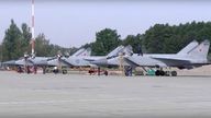File photo of three MiG-31 fighter jets of the Russian air force. Pic: Russian Defence Ministry / AP