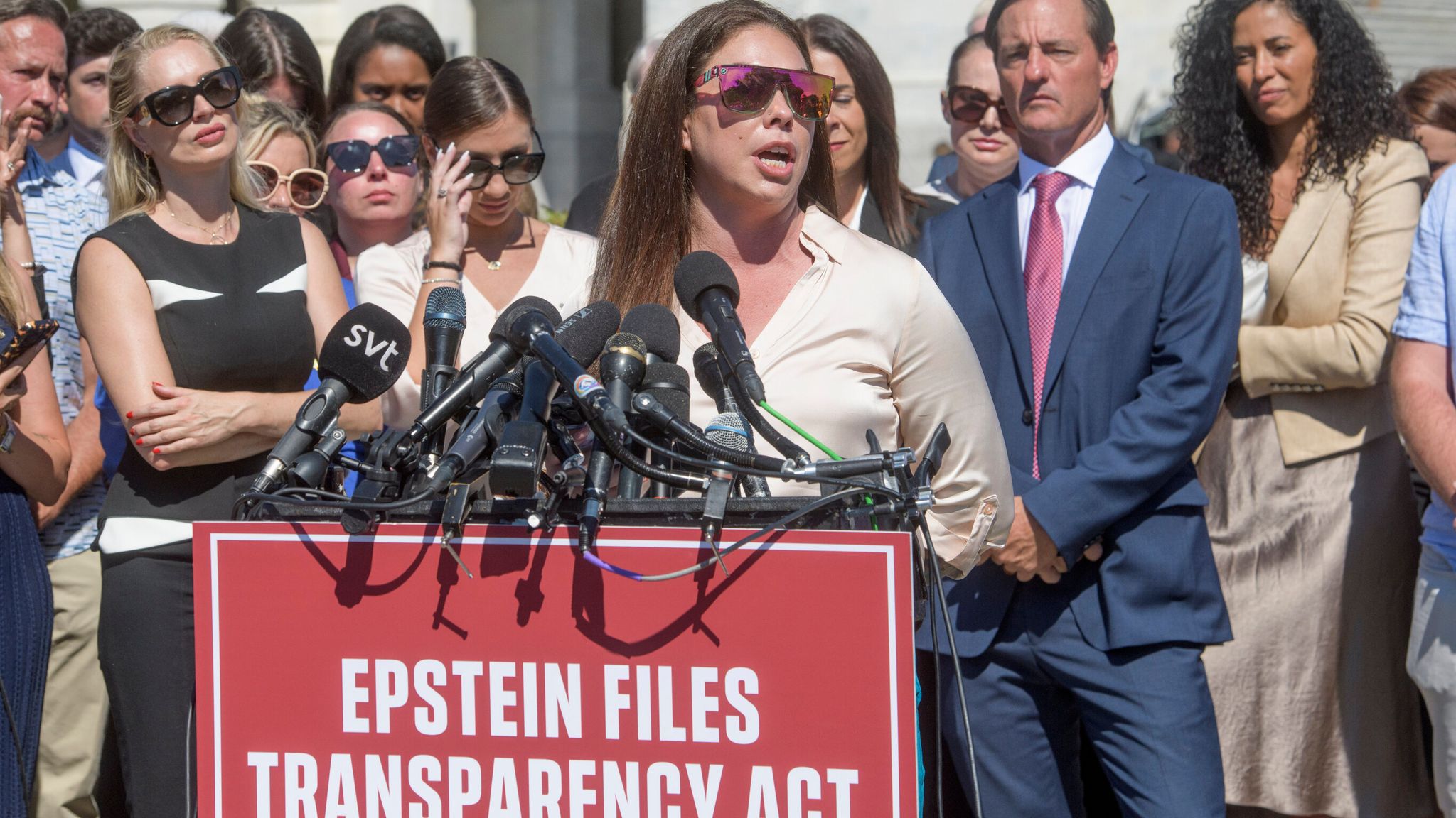 Epstein survivors take centre stage as files controversy continues to