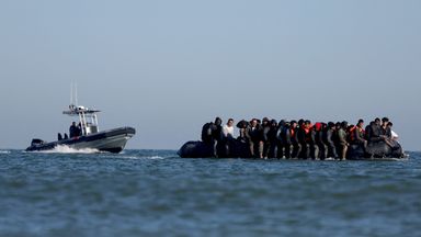 People attempt to cross the English Channel from northern France in August. Pic: Reuters