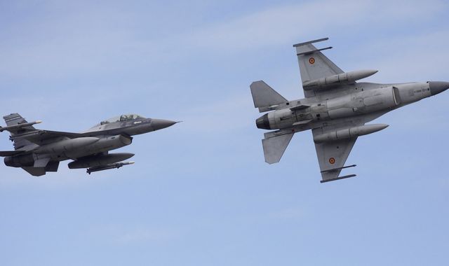 Romania scrambles fighter jets after Russian drone 'breaches airspace' - as Zelenskyy warns of war 'expansion'