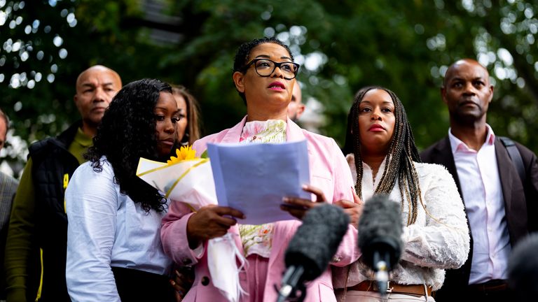 Linda Westcarr said the family has requested a review of the sentence. Pic: PA