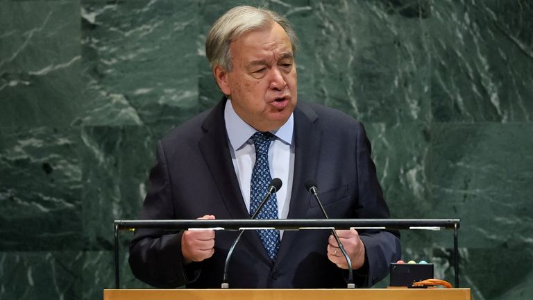 Even the UN's own leader admits that it is struggling to maintain its preeminent position in global diplomacy. Pic: Reuters