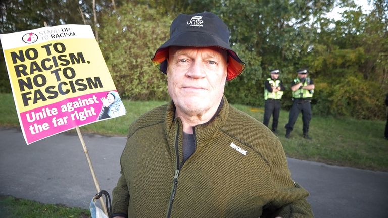 Steve Johnston has been involved in the protest movement for years