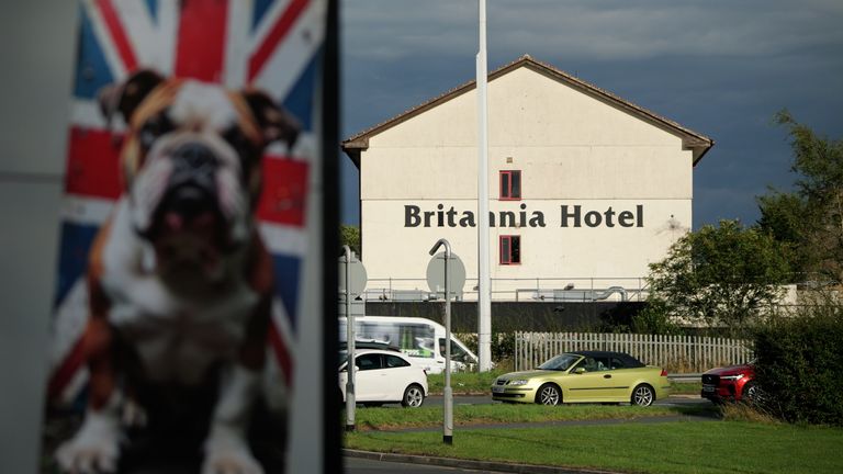 The Britannia Hotel houses asylum seekers