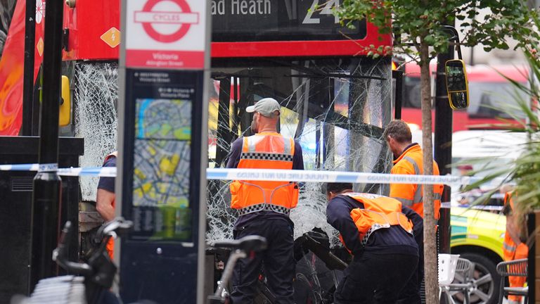An eyewitness said they heard 'a massive crash'