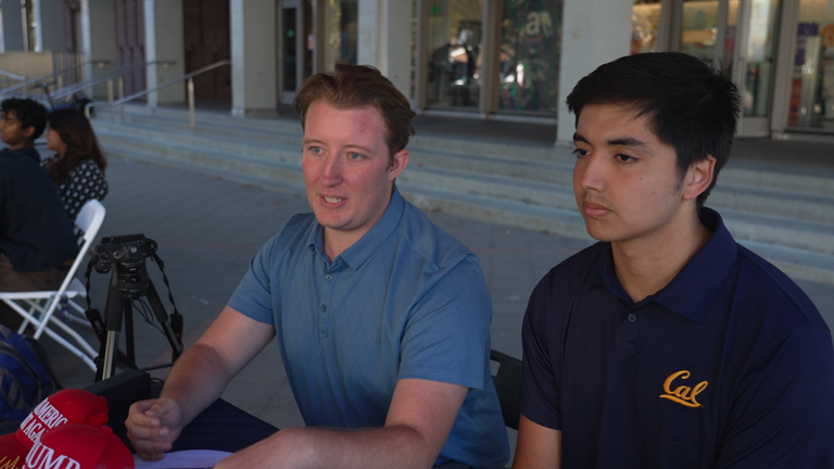 Martin Bertao and Miguel Muniz at the University of California, Berkley
