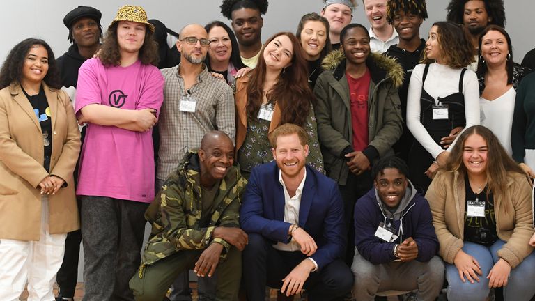 Sussex Dükü en son 2019'da Nottingham'daki topluluk kayıt stüdyosunu ziyaret etti. PIC: PA