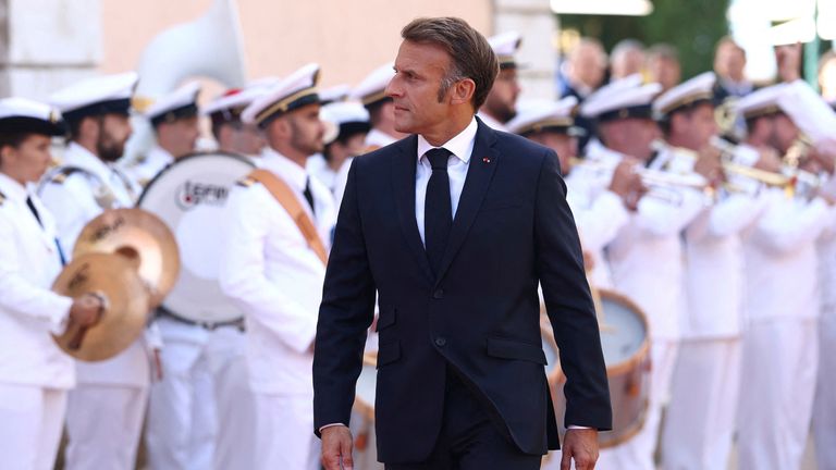 Macron must now appoint a new PM. Pic: AP