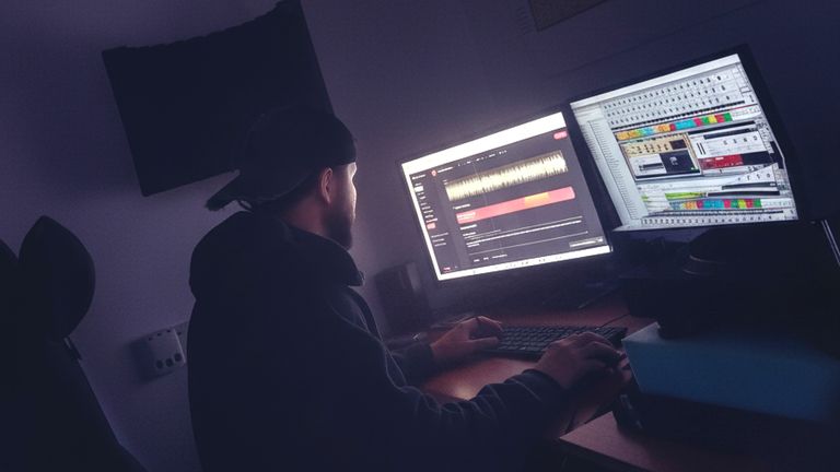 Gallis is among 15 music creators shortlisted for the Future Sound Awards. Pic: Fanvue World AI Creator Awards